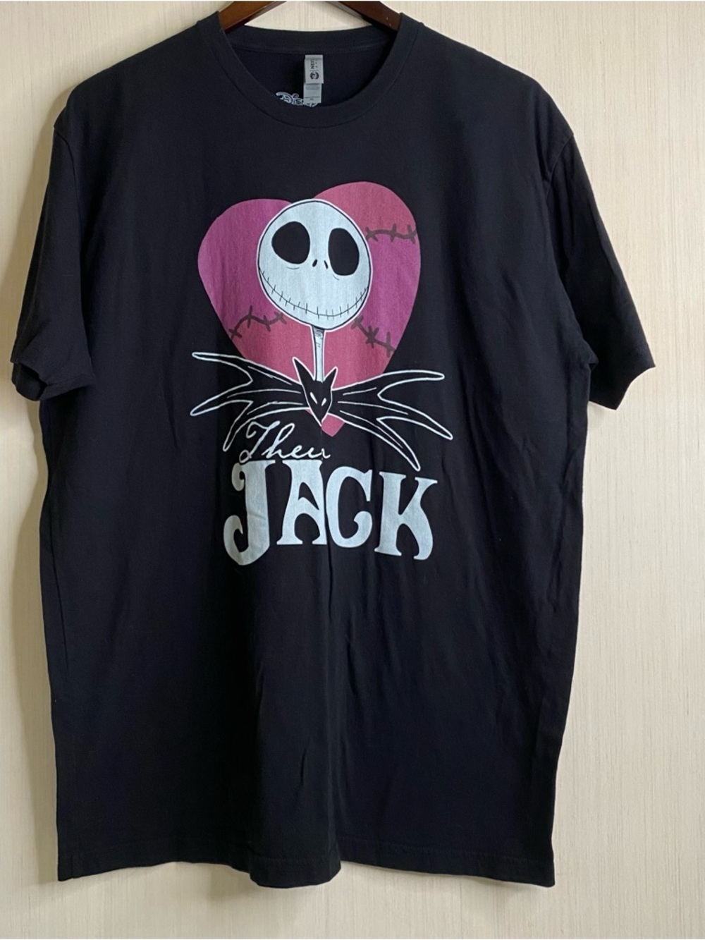 Disney Nightmare Before Christmas "Their Jack" Graphic Tee - Black XL